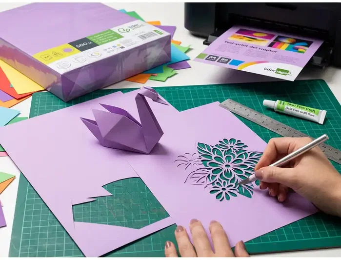 Liderpapel Papel de color DIN A4 lila intenso 80 g