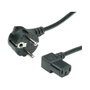 ROLINE Cable de alimentación 19.08.1118, CEE7/7 a C13 acoplador, 1,8 m, Negro