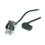 ROLINE Cable de alimentación 19.08.1118, CEE7/7 a C13 acoplador, 1,8 m, Negro