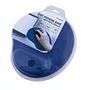 Gembird MP-GEL-B Alfombrilla de Ratón con Gel y Reposamuñecas Azul, 260x220 mm, 3 mm de Espesor