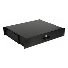 EQUIP EZD-2-B Cajón para Rack 2U 19" Negro, Cerrable