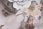 DKD Home Decor Cuadro Lienzo PS 70x3,5x100 Chica Flores (Pack de 2)