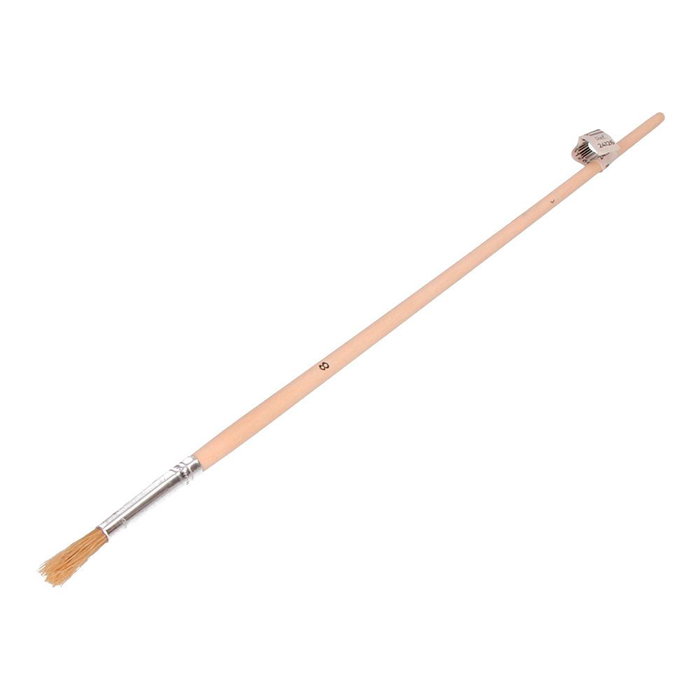 Edm Pincel Cabo Lata Redondo N°8, 4,5 mm Uso Eventual Bricolaje Acabado Uniforme Cerdas Naturales Edm Pincel Cabo Lata Redondo N°8, 4,5 mm Uso Eventual Bricolaje Acabado Uniforme Cerdas Naturales