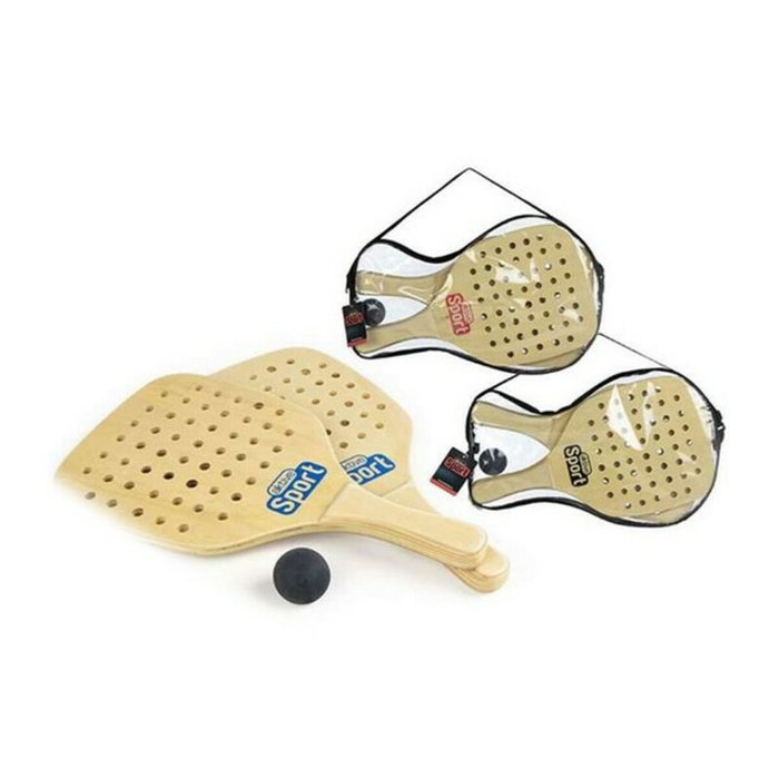 Color Baby Palas de Playa de Madera con Funda Aktive Sport - Modelos Surtidos