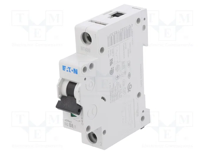 EATON ELECTRIC FAZ-B8/1 Interruptor magnetotérmico 1P 8A 15kA EATON ELECTRIC FAZ-B8/1 Interruptor magnetotérmico 1P 8A 15kA
