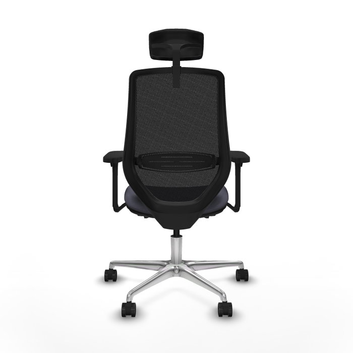 PIQUERAS Y CRESPO Silla de oficina Mardos con mecanismo Sincro/Traslack, Gris oscuro y Negro