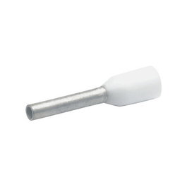 Klauke 170W Conector de cable blanco macho recto 0,75 mm² (100 piezas)