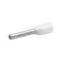 Klauke 170W Terminales Macho Rectos Blancos 0,75 mm² (100 unidades)