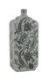 DKD Home Decor Jarrón de Porcelana con Diseño de Hojas Verde y Blanco
