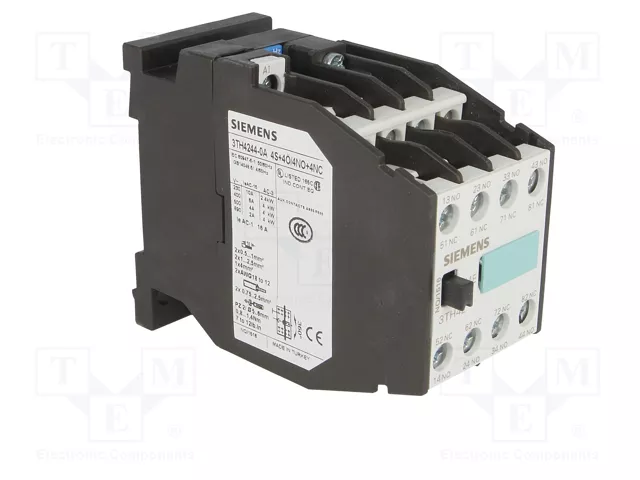 SIEMENS Contactor 8-polar 230VAC 10A NC x4 + NO x4