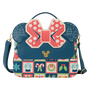 Loungefly Bolso Bandolera Mickey Holiday Disney 28,96x7,62x21,08cm