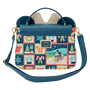 Loungefly Bolso Bandolera Mickey Holiday Disney 28,96x7,62x21,08cm
