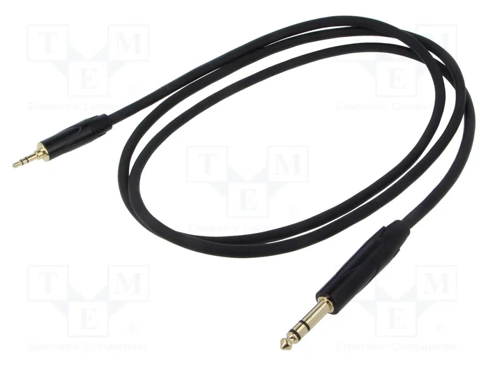 REDS MUSIC Cable Jack 3,5mm a Jack 6,3mm 1,5m negro REDS MUSIC Cable Jack 3,5mm a Jack 6,3mm 1,5m negro