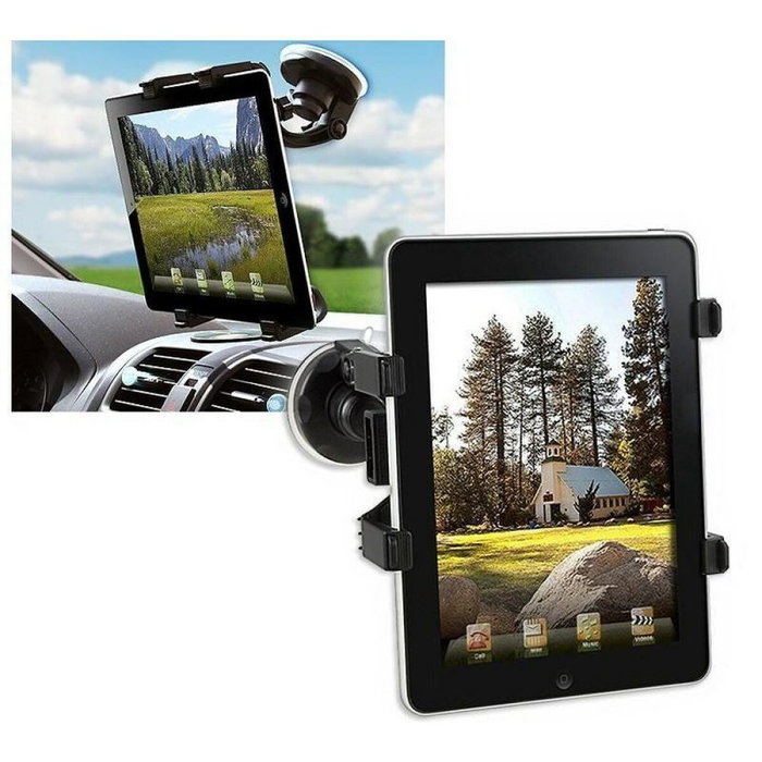 Soporte Tablet Universal para Coche Techly I-TABLET-VENT Negro Soporte Tablet Universal para Coche Techly I-TABLET-VENT Negro