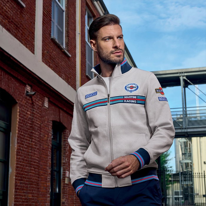 Sparco Sudadera Martini-R con Cremallera Gris XXXL