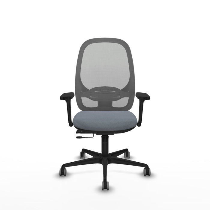 PIQUERAS Y CRESPO Silla de oficina Cilanco Gris con mecanismo Sincro/Traslack