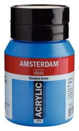 Amsterdam Pintura Acrílica Standard Series Cian Primario 572 de 500 ml