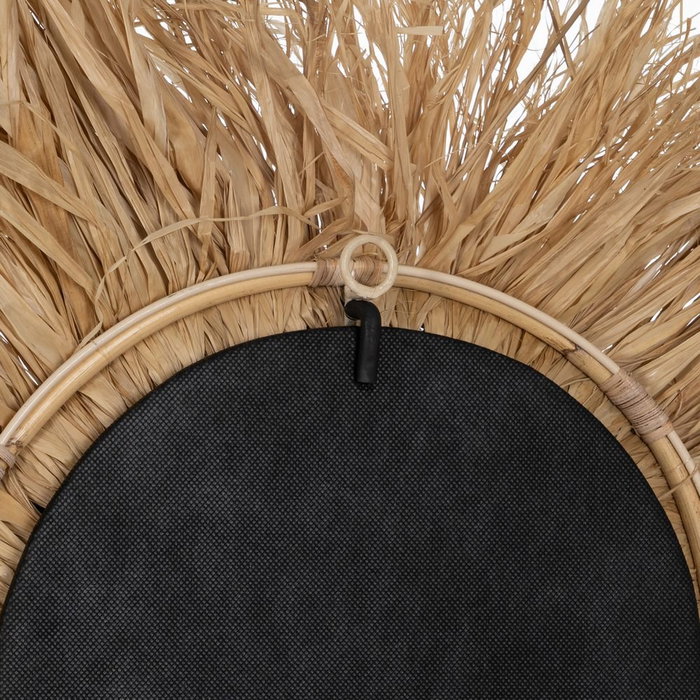 Espejo Fibra Natural Decoración 55 X 4 X 90 cm Espejo Fibra Natural Decoración 55 X 4 X 90 cm