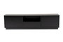 Nordure Mueble TV Wood Black Soporte TV Salón Tablero Melamina Madera Negro 160x42x29.5cm