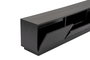 Nordure Mueble TV Wood Black Soporte TV Salón Tablero Melamina Madera Negro 160x42x29.5cm