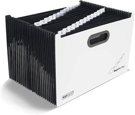 RAPESCO Clasificador Acordeón Supafile Plus A4+ 26 Compartimentos Blanco/Negro