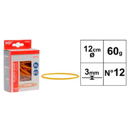 MP Gomas elásticas Nº12 Ø120 x 3 mm