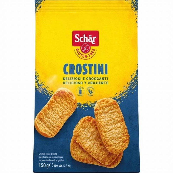 Schär Crostini Panecillos Tostados sin Gluten 150g Schär Crostini Panecillos Tostados sin Gluten 150g