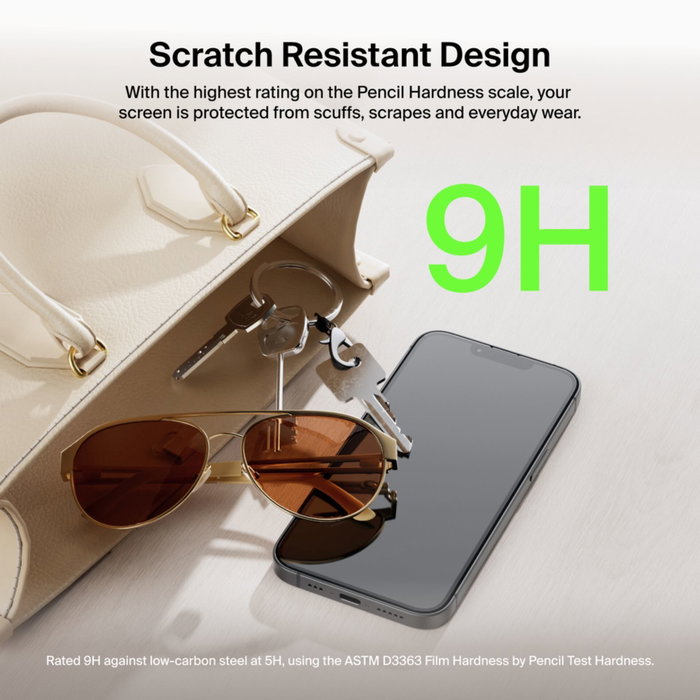 Belkin Titan SmartShield Glass Screen Guard para iPhone 16e e iPhone 17e Belkin Titan SmartShield Glass Screen Guard para iPhone 16e e iPhone 17e