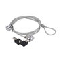 Conceptronic CNBSLOCK15T Candado de doble cabezal para portátil de 1,5m
