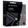 Conceptronic CNBSLOCK15T Candado de doble cabezal para portátil de 1,5m