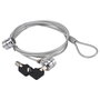 Conceptronic CNBSLOCK15T Candado de doble cabezal para portátil de 1,5m