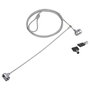 Conceptronic CNBSLOCK15T Candado de doble cabezal para portátil de 1,5m