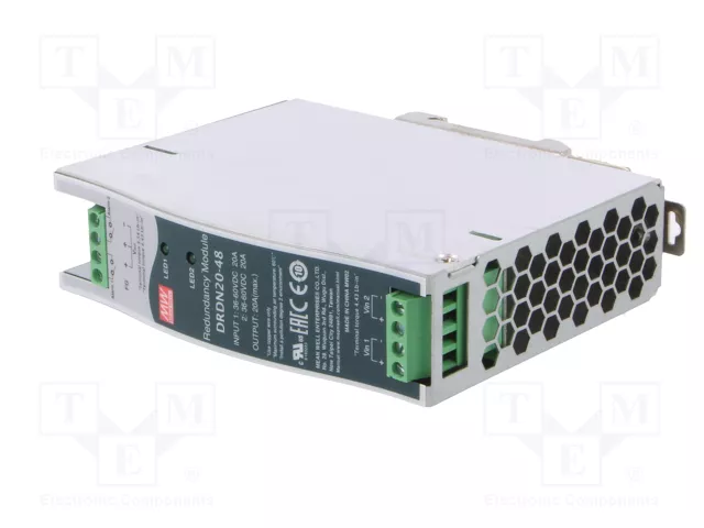 MEAN WELL DRDN20-48 Módulo de redundancia para carril DIN 48VDC 20A