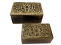 DKD Home Decor Joyero Arabe Marron 10 x 6 x 15 cm Set de 2 piezas (4 Unidades)