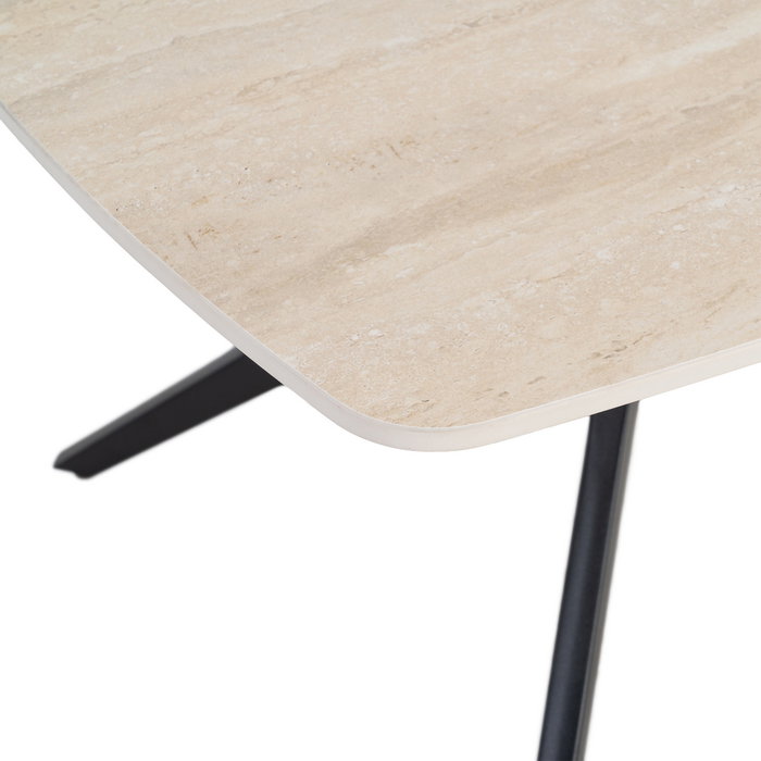 Mesa Centro Travertino 120 X 60 X 42 cm