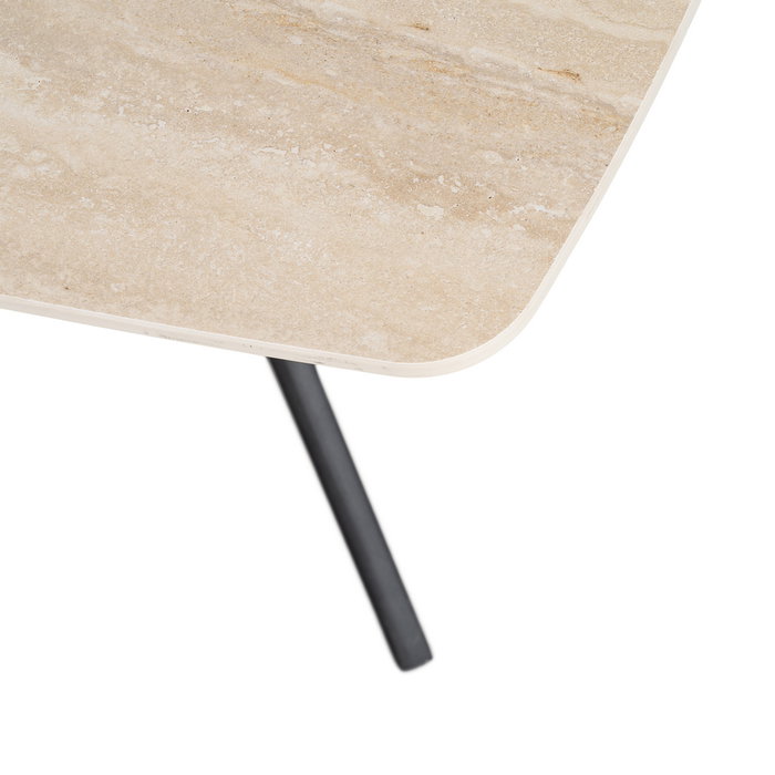 Mesa Centro Travertino 120 X 60 X 42 cm