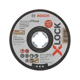 Bosch Disco de corte X-LOCK 115x1,0 mm para acero inoxidable INOX