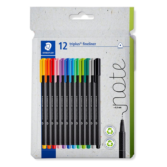 STAEDTLER Triplus Fineliner 334 Surtidos 12 Unidades