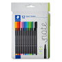 STAEDTLER Triplus Fineliner 334 Surtidos 12 Unidades