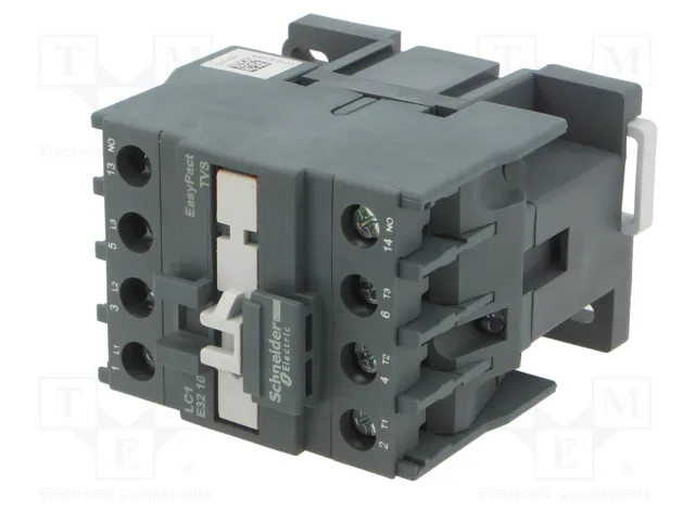 SCHNEIDER ELECTRIC Contactor Easy TeSys LC1E3210F5 32A 110VAC SCHNEIDER ELECTRIC Contactor Easy TeSys LC1E3210F5 32A 110VAC