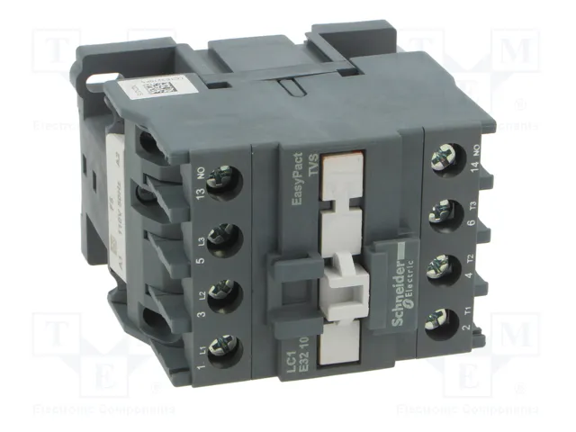 SCHNEIDER ELECTRIC Contactor Easy TeSys LC1E3210F5 32A 110VAC SCHNEIDER ELECTRIC Contactor Easy TeSys LC1E3210F5 32A 110VAC