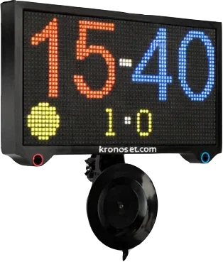 Kronoset Marcador Digital Schwarz (AG007) para Pádel y Tenis Sin Contacto