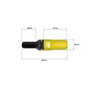 OMP Juego de 20 Tornillos con Protector de Aluminio Amarillo M12x1.25