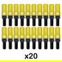 Kit de tornillos OMP OMPS09971209 28 mm Amarillo M12 x 1,25