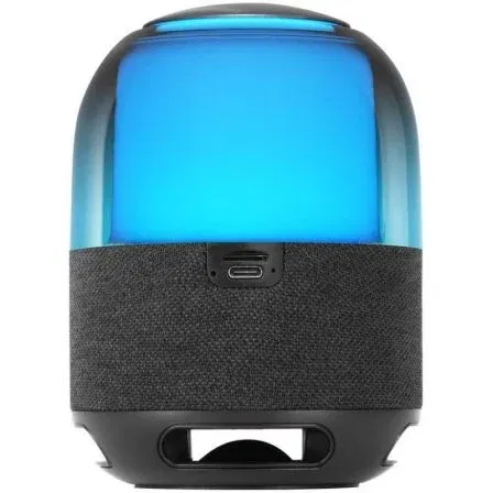 Mars Gaming Altavoz MS-FLOW Bluetooth 5.3 Portátil con Iluminación RGB 360°, 15W de Potencia y Reproducción MicroSD