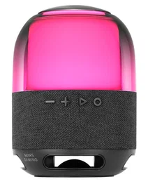 Mars Gaming Altavoz MS-FLOW Negro 15W RGB 360° Bluetooth 5.3 Reproducción MicroSD Portátil para PC y Fiestas