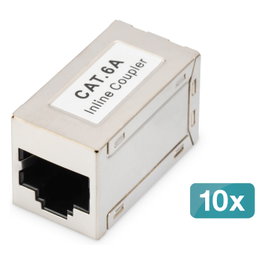 Digitus DN-93905-10 Conector modular CAT 6A apantallado, 10 unidades