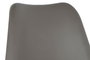 DKD Home Decor Taburete Gris Natural Haya Pu 55 x 109 x 48.5 cm Altura Asiento 75 cm