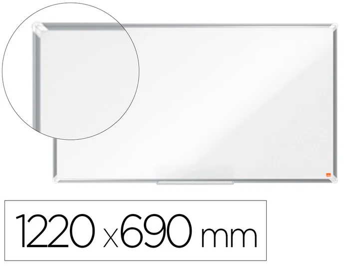 NOBO Pizarra Blanca Magnética Premium Plus Acero Vitrificado Panorámica NOBO Pizarra Blanca Magnética Premium Plus Acero Vitrificado Panorámica