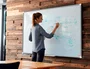 NOBO Pizarra Blanca Magnética Premium Plus Acero Vitrificado Panorámica